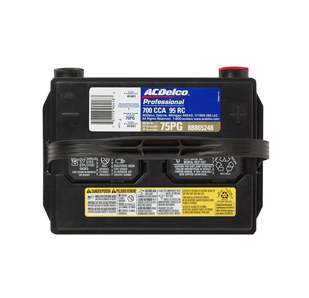 ACDelco Professional Gold 75PG San Diego Batteries