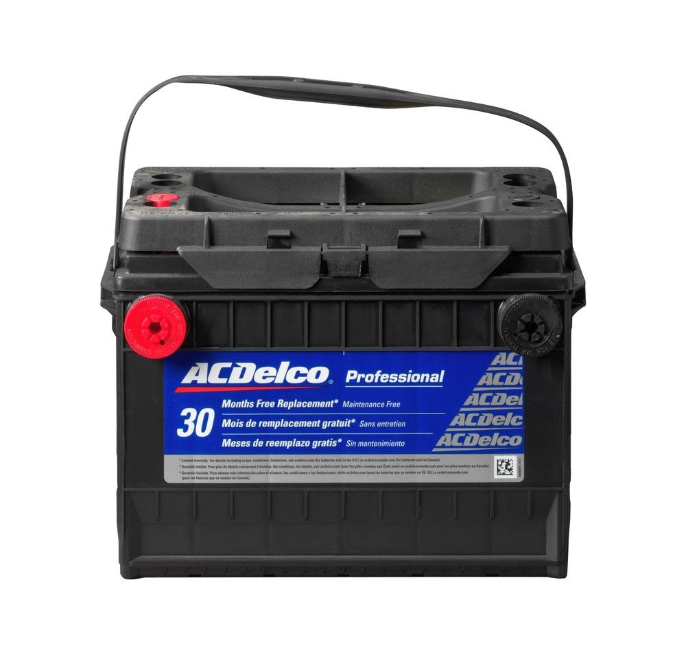 car battery with top and side posts